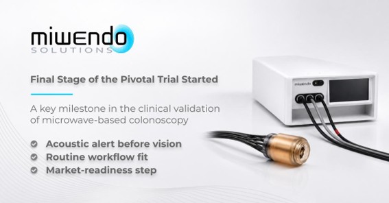 MiWEndo Solutions Initiates Final Stage of Pivotal Trial for Microwave-Based Colonoscopy System